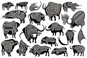 buffalo tattoo idea