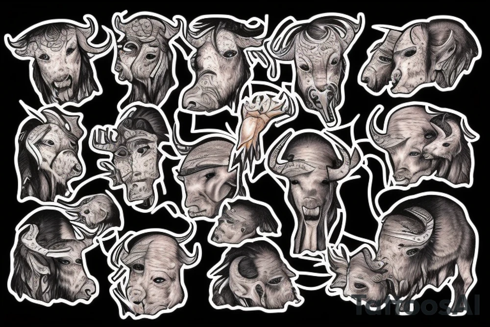 buffalo tattoo idea