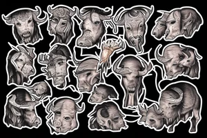 buffalo tattoo idea