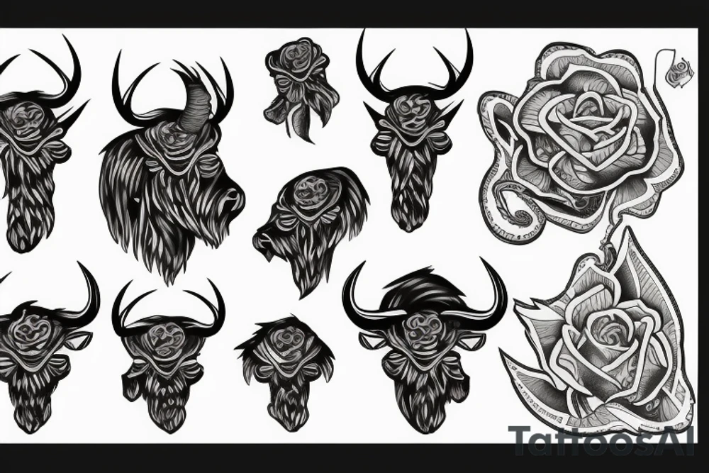 buffalo tattoo idea