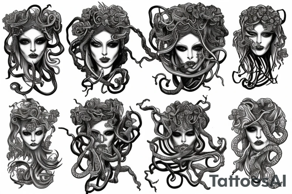 medusa gorgon tattoo idea