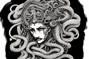 medusa gorgon tattoo idea
