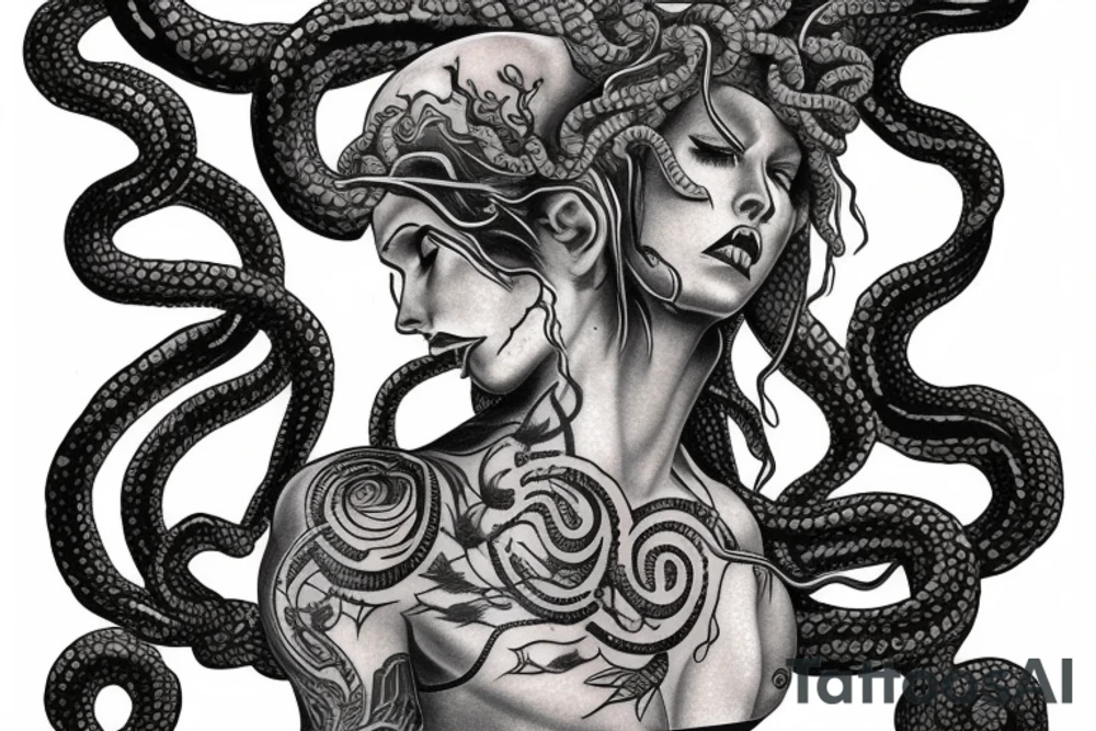 medusa gorgon tattoo idea