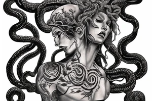medusa gorgon tattoo idea
