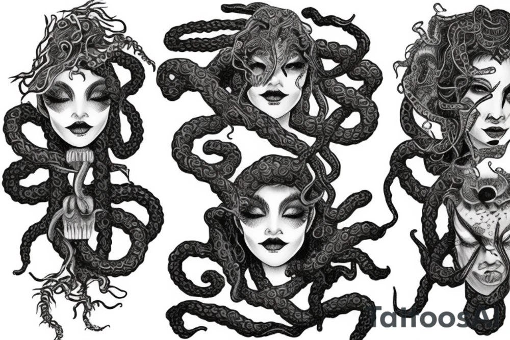 medusa gorgon tattoo idea