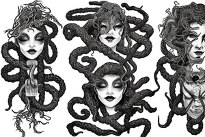 medusa gorgon tattoo idea