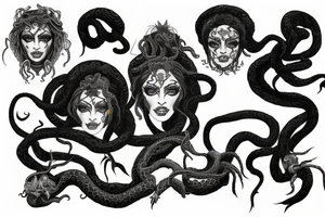 medusa gorgon tattoo idea