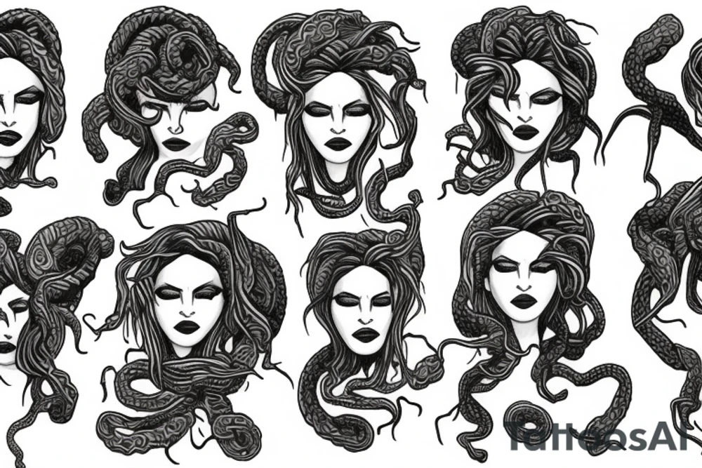 medusa gorgon tattoo idea