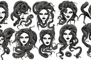 medusa gorgon tattoo idea