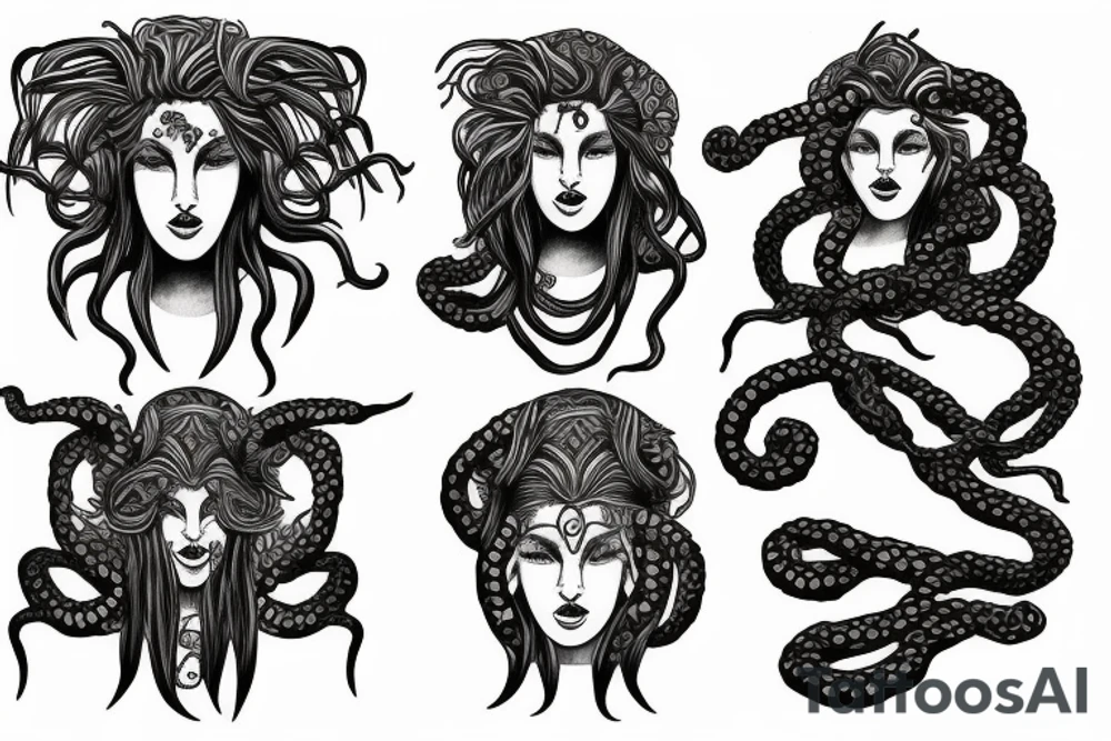 medusa gorgon tattoo idea