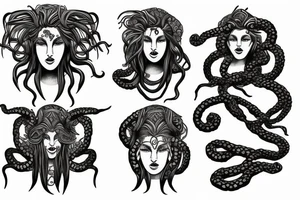 medusa gorgon tattoo idea