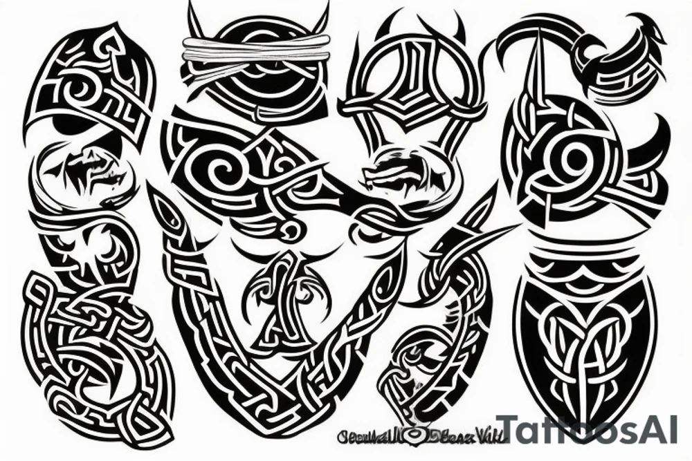 viking tattoo tattoo idea