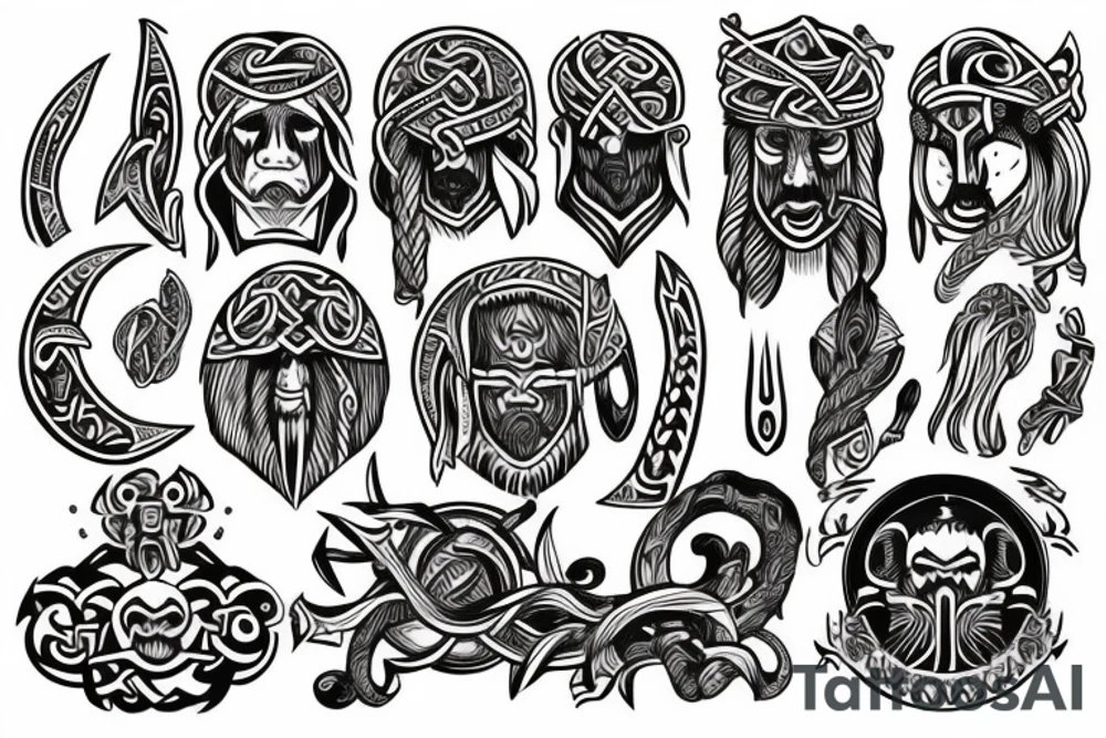 viking tattoo tattoo idea