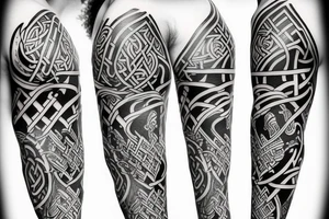 viking tattoo sleeve tattoo idea