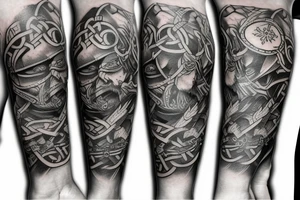 viking tattoo sleeve tattoo idea