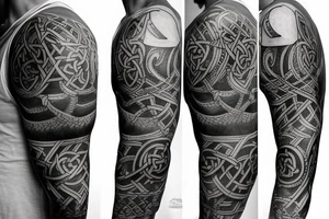 viking tattoo sleeve tattoo idea