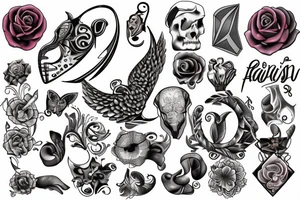 Cancer and aries tattoo idea