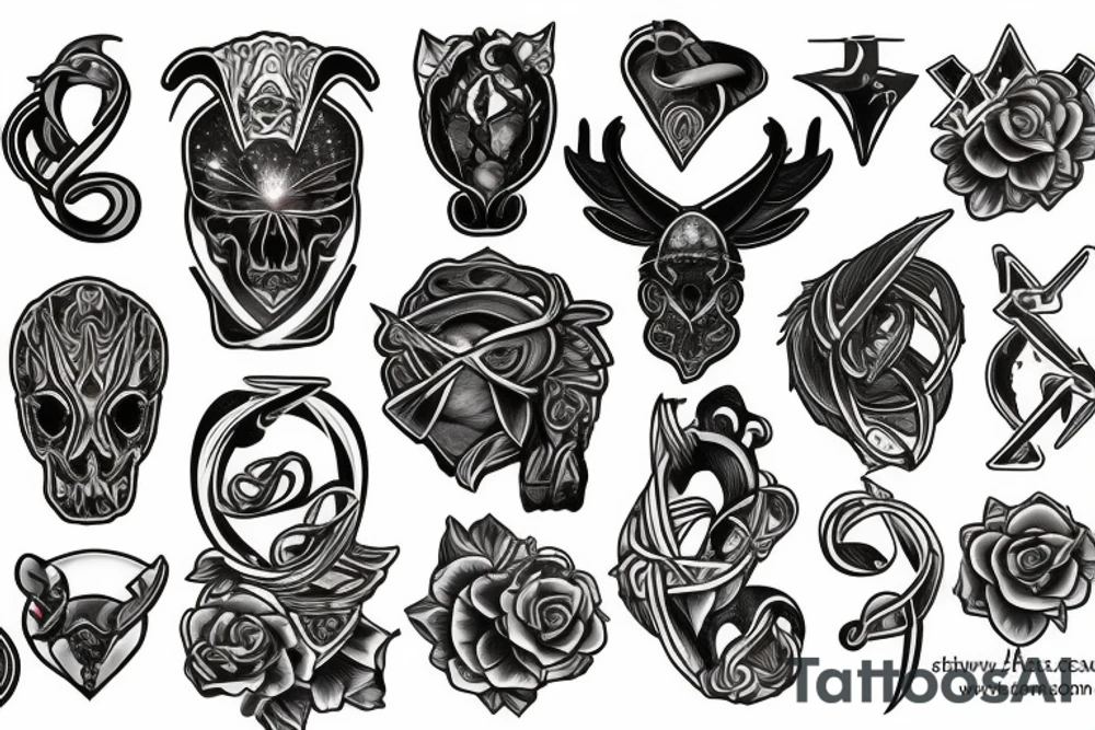 Cancer and aries tattoo idea