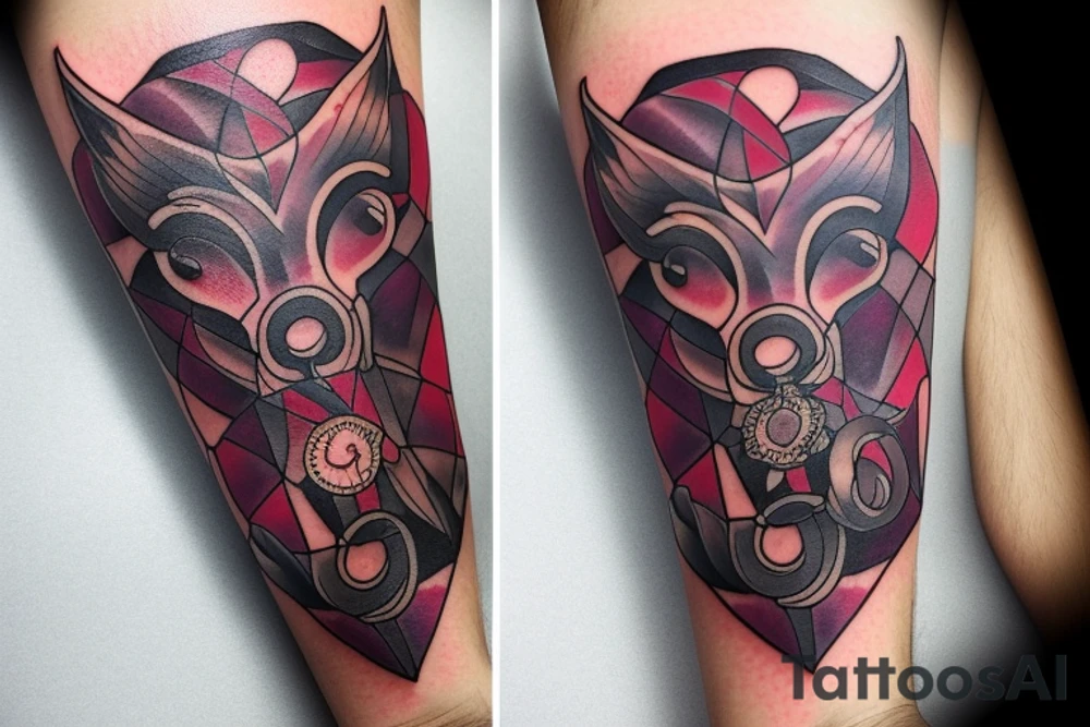 Cancer and aries tattoo idea