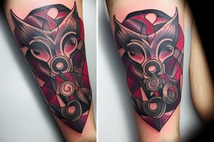Cancer and aries tattoo idea