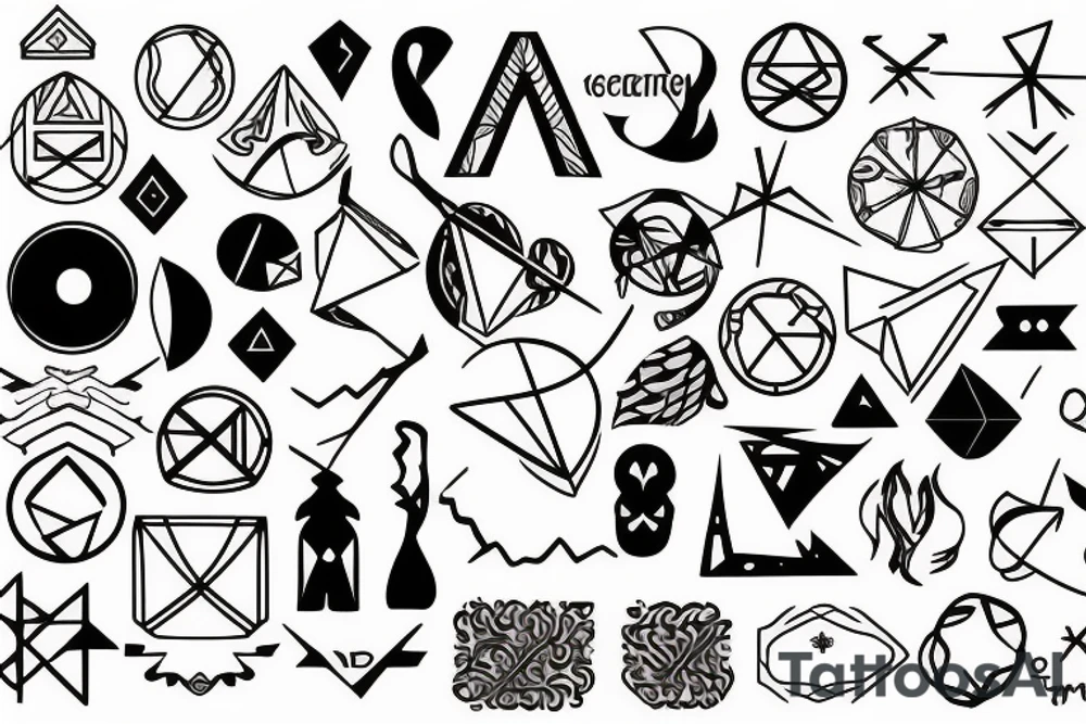 Cancer and aries tattoo idea