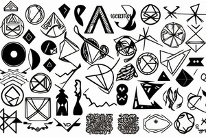 Cancer and aries tattoo idea