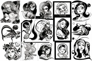 rocket girl tattoo idea