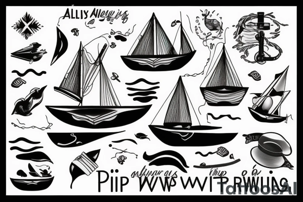 always rowing never drifting tattoo idea