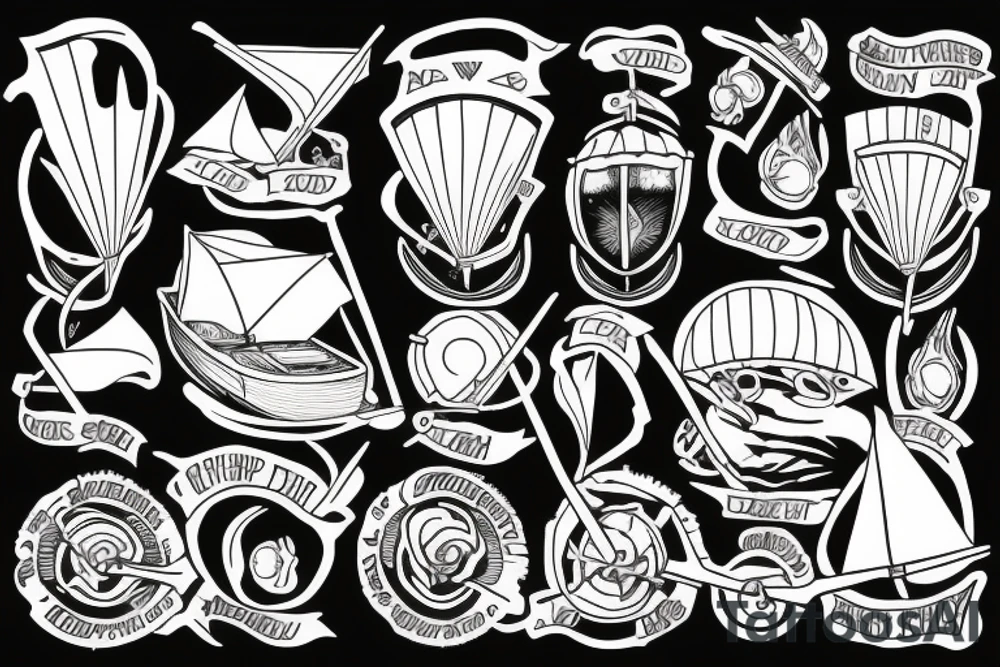 always rowing never drifting tattoo idea