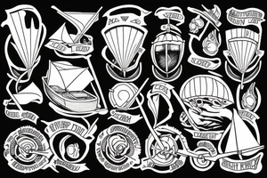 always rowing never drifting tattoo idea