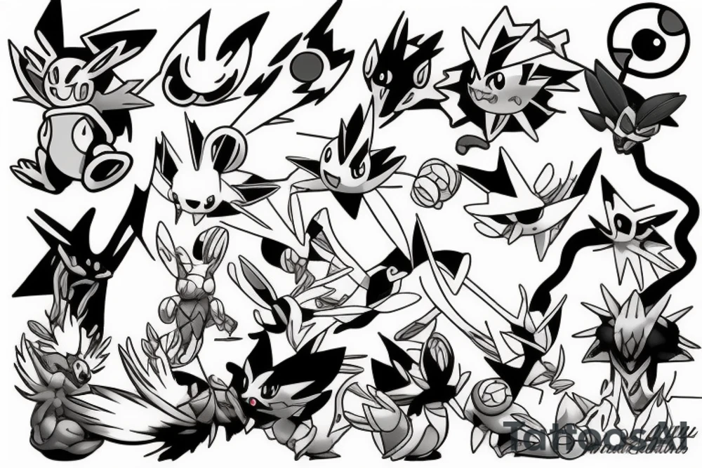 Pokemon tattoo idea