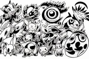 Pokemon tattoo idea