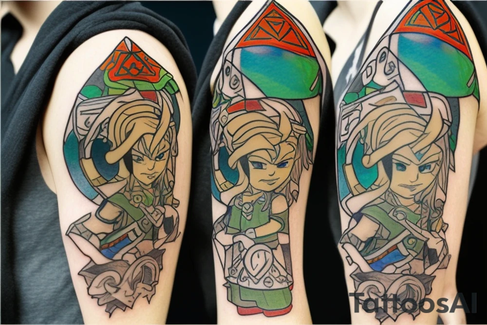 Legend of zelda wind waker tattoo idea