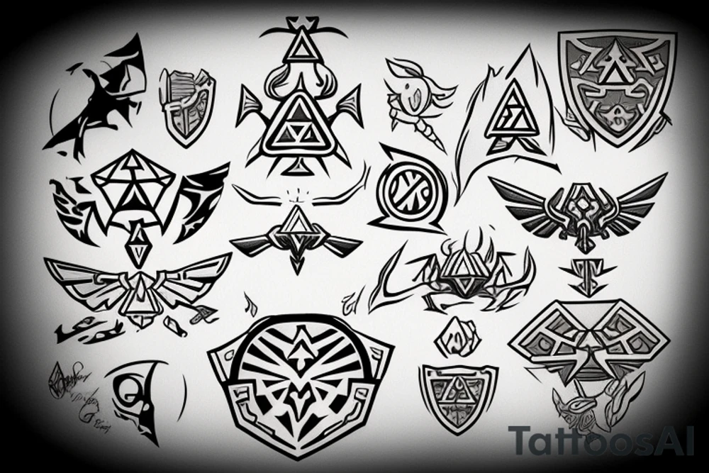 Legend of zelda wind waker tattoo idea