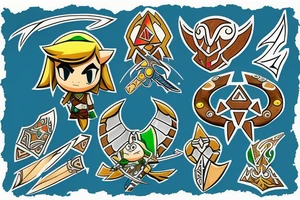 Legend of zelda wind waker tattoo idea