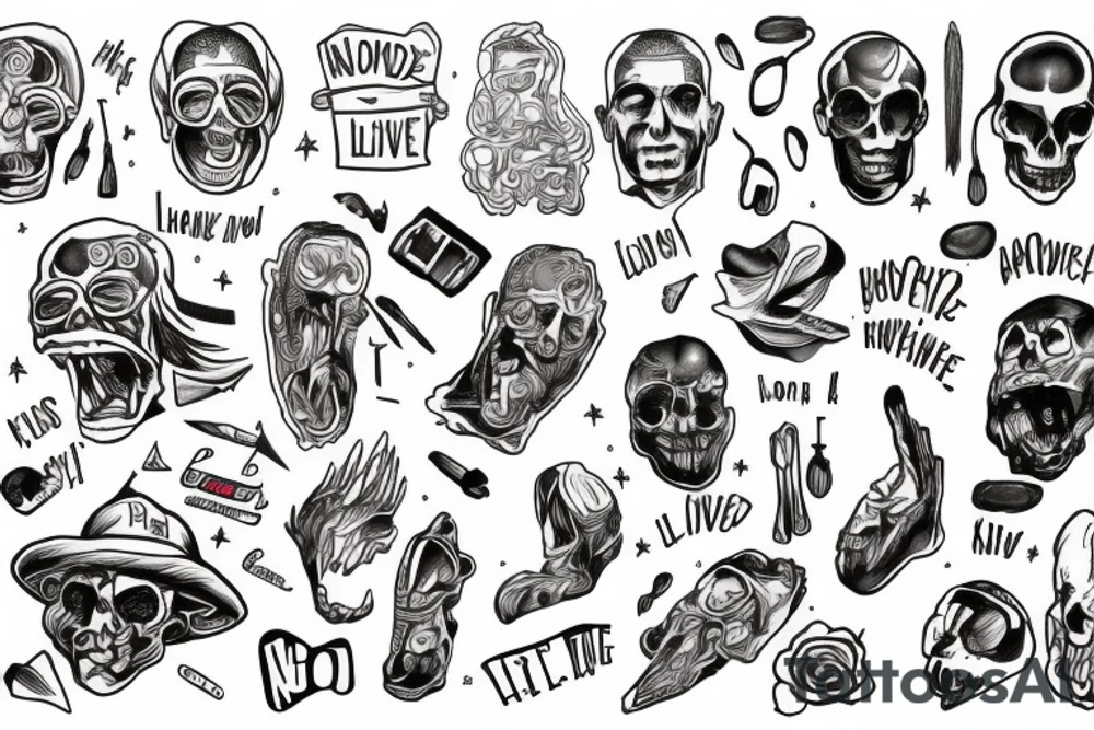 cause nobody knows he's alive tattoo idea