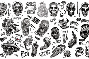 cause nobody knows he's alive tattoo idea