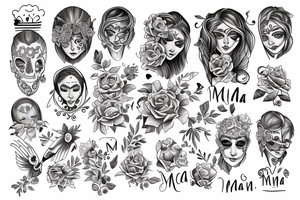 i love mama tattoo idea