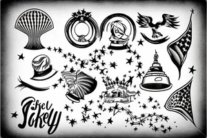 Freedom Liberty America Simple tattoo idea