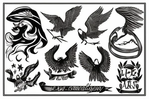 Freedom Liberty America Simple tattoo idea