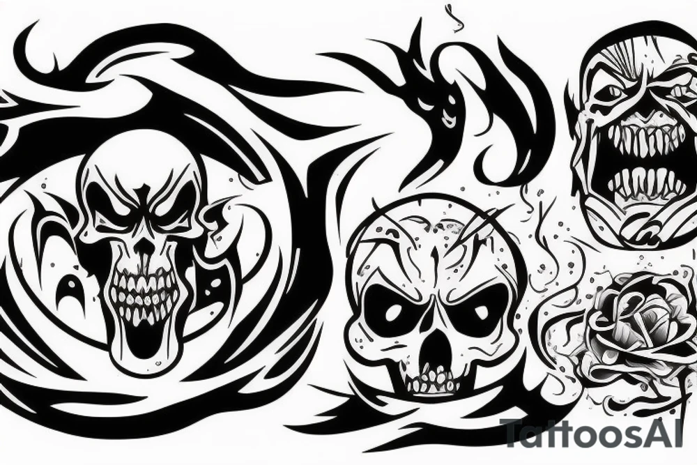 rage and anger tattoo idea