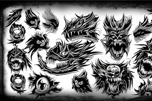 rage and anger tattoo idea