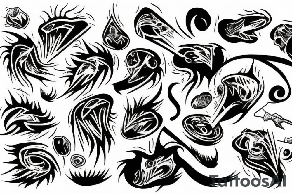 rage and anger tattoo idea