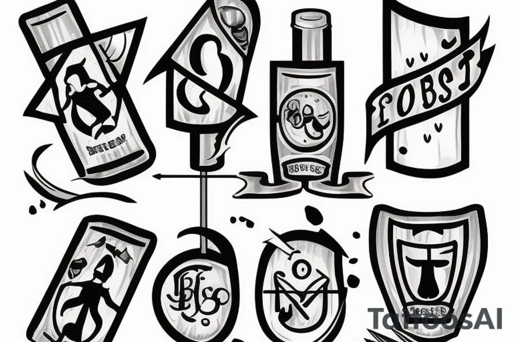 "Toast Brothers" as a script tattoo and arrow in it tattoo idea "Toast Brothers" as a script tattoo and arrow in it tattoo idea