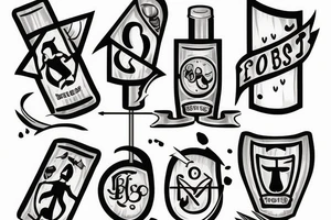 "Toast Brothers" as a script tattoo and arrow in it tattoo idea