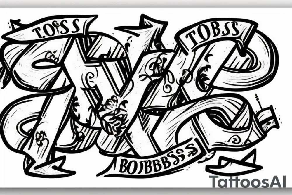 "Toast Brothers" as a script tattoo and arrow in it tattoo idea "Toast Brothers" as a script tattoo and arrow in it tattoo idea