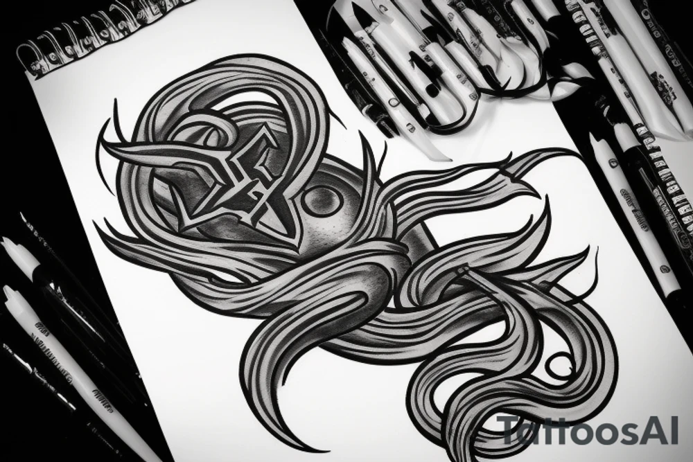 dark mark tattoo idea
