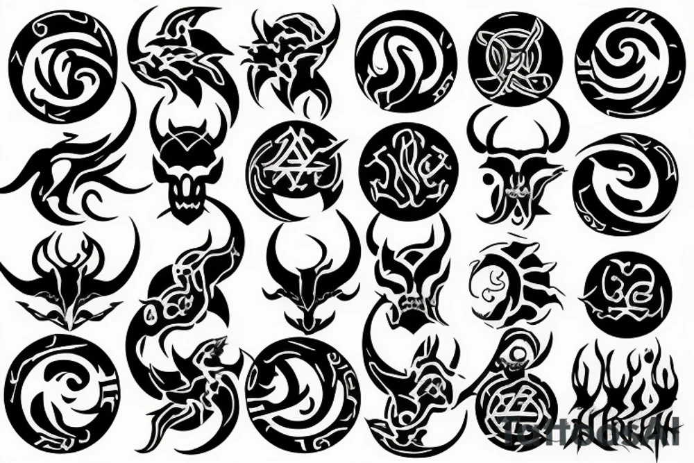 dark mark tattoo idea