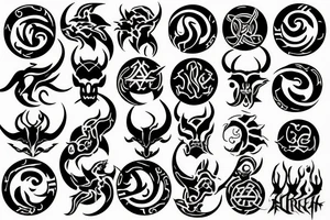 dark mark tattoo idea