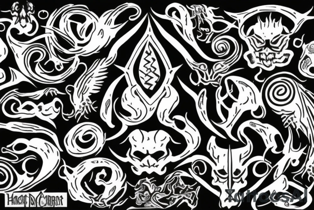 dark mark from harry potter tattoo idea